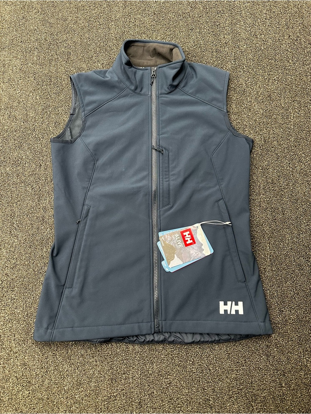 Helly Hansen Paramount Soft shell Vest BLUE Women’s M- NWT